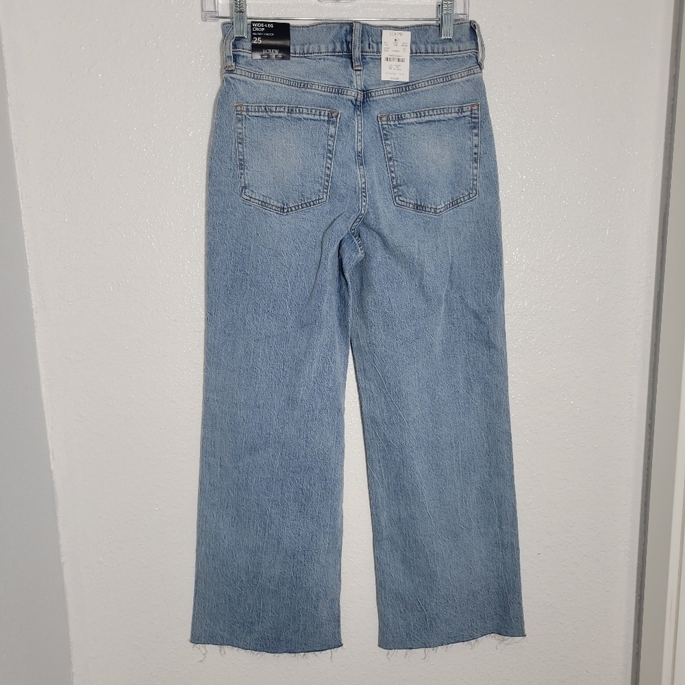 J. Crew Factory Light Blue Cropped Jeans - Picture 4 of 8